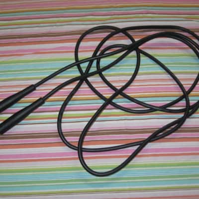 lightly used genuine Fender instrument cable, 10 feet, black PVC - Professional OFC (oxygen-free copper) Noiseless Instrument Cable (1/4" Straight TS Male to 1/4"Straight TS Male plugs) image 1