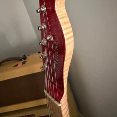 Fender Custom shop Telecaster 2003 - Double bound Red Sparkle image 10