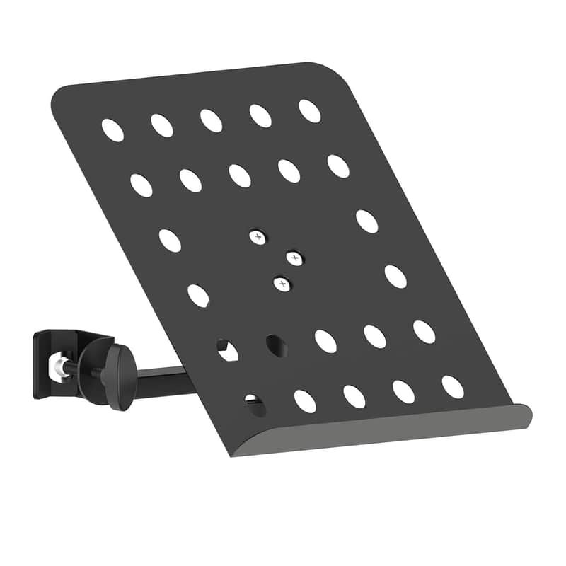 Clamp On Sheet Music Stand Tray Sheet Music Holder for Stage, Live Streaming, Recording image 1