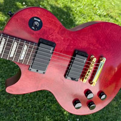 Gibson Les Paul Junior LPJ EMG upgrade gloss headstock upgrade left handed lefty image 8