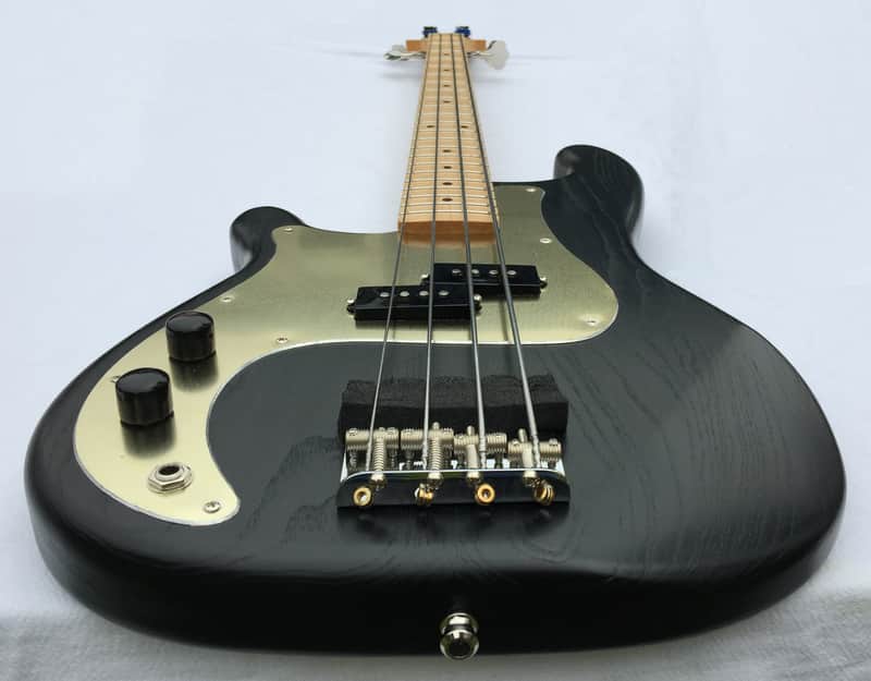 Wrong Way Customs Motown Tone Machine / P-Bass Precision Bass Guitar Lefty Ash Body Maple Neck image 1
