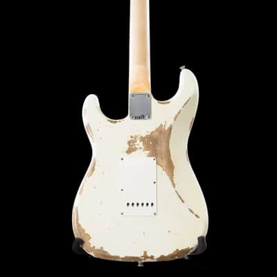 Fender Stratocaster Custom Shop 1960 Heavy Relic White Sparkle image 8