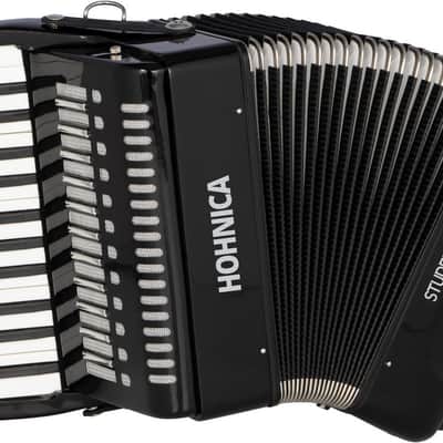 Hohnica Student II X 18-Bass Piano Accordion - Black (STUXII) image 6