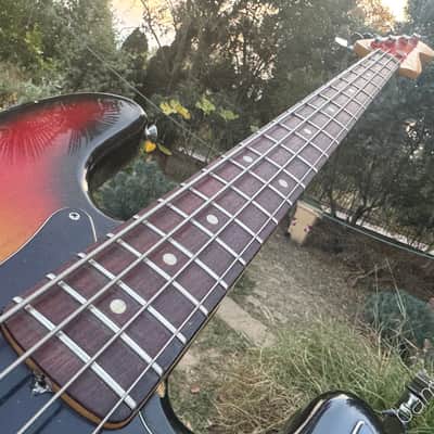 1977 Fender Precision Bass - Sunburst with Rosewood Fretboard - OHSC image 13