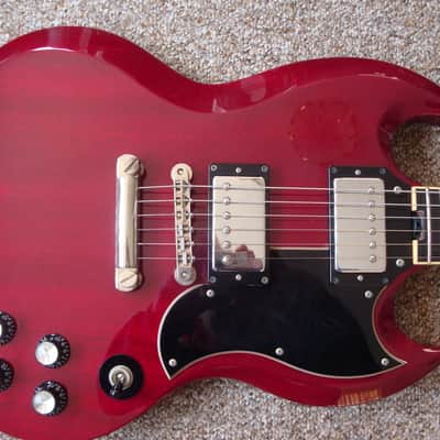 GRECO SST-88 SG Guitar - Cherry red MIJ 2012 image 2
