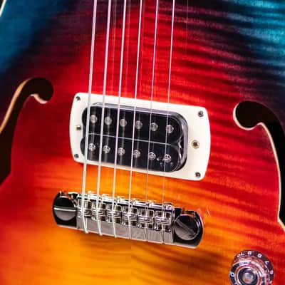 PRS SE Ed Sheeran Hollowbody I Baritone Piezo Electric Guitar - Prism with Gig Bag image 10