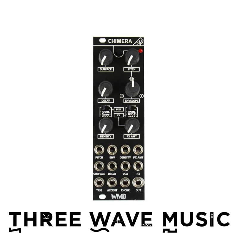 WMD Chimera (Black) - Percussion Syntheszier Module [Three Wave Music] image 1