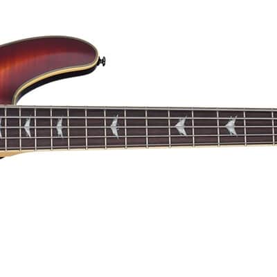 Schecter SCH.2041 Omen Extreme-5 Dark Cherry Bass image 2