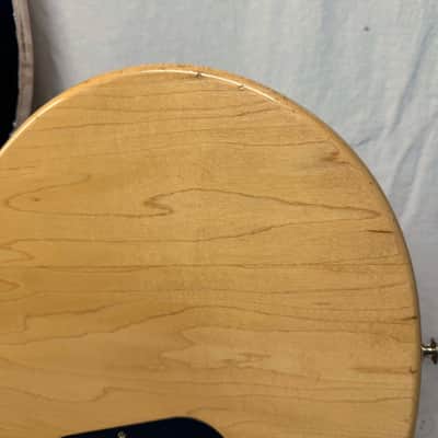 Epiphone SC-550 sc550 Scroll Singlecut Guitar with Chipboard Case Vintage - Natural image 11