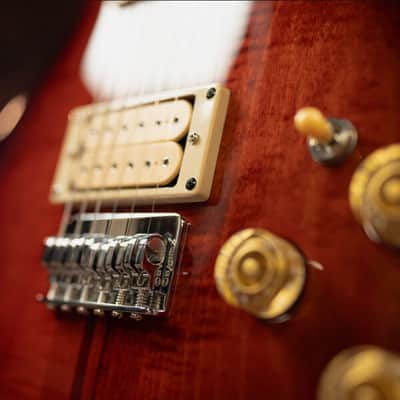 Washburn Wing American Hawk1 78 - Vintage Sunburst, Crafted in Washuburn's US Custom Shop, Ash Body w/ Carved Maple Top, Neck-through Design, B-Stock image 7