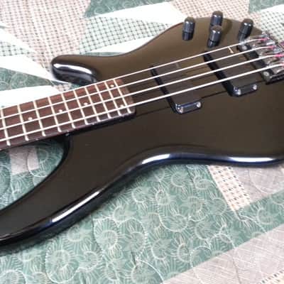 1986 MIJ Ibanez Roadstar Bass RB850 / RB885 4 or 5 string with extra 5 string neck & Fender 10' cord image 4