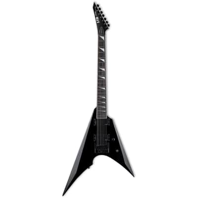 ESP LTD Arrow-1007 Baritone EverTune ET 7-String Electric Guitar Black B-Stock Larrow1007betblk image 1