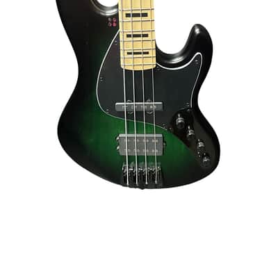 Sandberg Cal. TM-4 Superlight, Green Burst with Maple Neck/ Maple FB, Black Blocks 6.3 LBS *IN STOCK* image 3