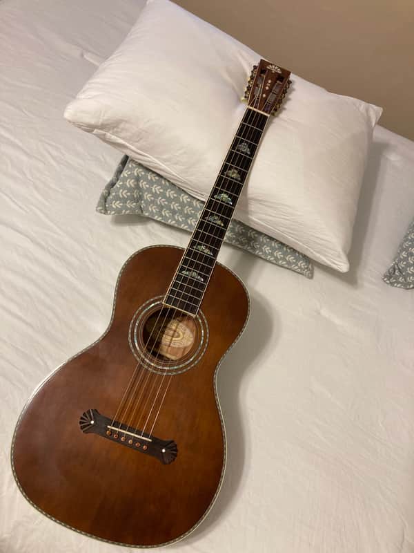 Washburn R318SOWK Parlor Spruce/Trembesi R314KK **RARE INLAYS 49 of 250! image 1