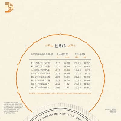 D'Addario EJM74 Monel Mandolin Strings, Medium, 11-40 image 3