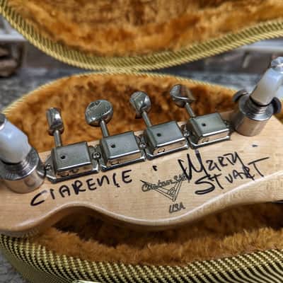 Fender Clarence White B-Bender Customshop Telecaster NAMM Show 1994 signed by Marty Stuart image 5