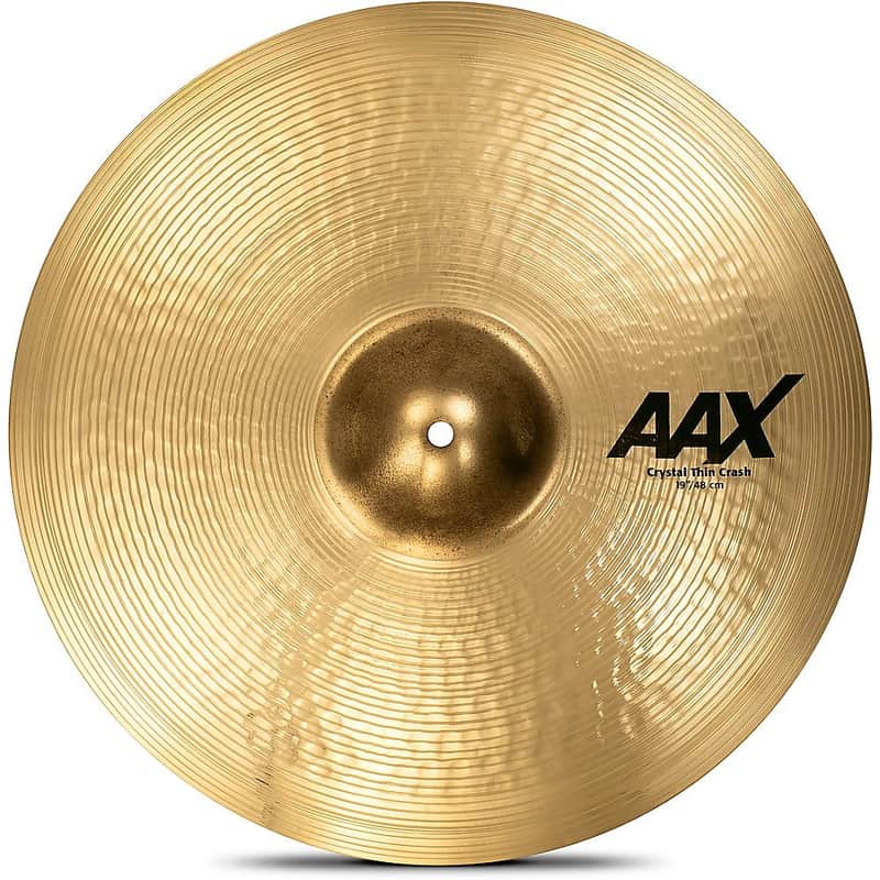 Sabian 19" AAX Crystal Thin Crash Cymbal image 1