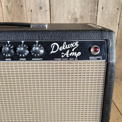 Fender Deluxe Amp AB763 1965 - Black image 14