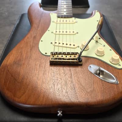 ESP SE Stratocaster Custom 80s Natural Mahogany Body USA Kent Armstrong Vintage American DiMarzio Pickup Brass Kahler Bridge Gotoh Switch MIJ Japan UK Fender Super Strat Parts Guitar Partscaster image 1