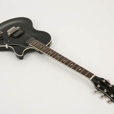 VOX Series SSC-55 Black Single Cutaway Mahogany Maple Top Electric Guitar image 13