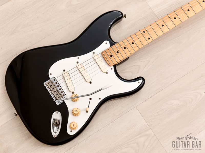 1999 Fender Stratocaster ‘54 Vintage Reissue ST54-95LS Blackie Specs w/ USA Lace Sensors, Japan CIJ image 1