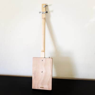 Smokin G Guitars 3 String Electric Cigar Box Guitar 2025 - Maple/Zebra image 14