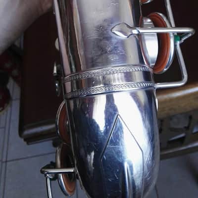 Vintage Selmer modele 22 Alto Saxophone 1924 silver plated ( fully restored ) image 5