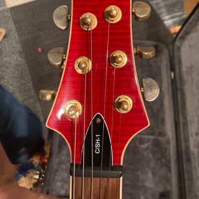 Schecter CSH-1 2005 - 2006 - Vintage Trans Red image 2