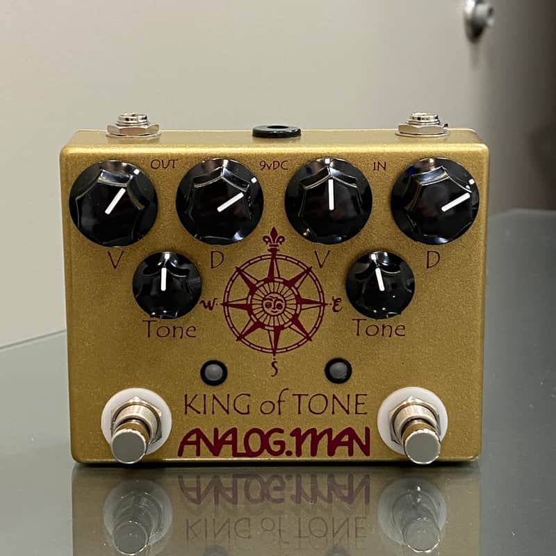 Analogman King of Tone V4 - Rare Gold with Purple Graphics - Red