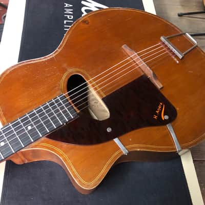 One of a kind French Jazz manouche left handed Siro Burgassi Grand model from 1945 Paris image 1