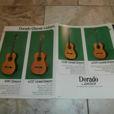 Vintage 1970's Dorado (by Gretsch) Folk and Classic Guitar Catalog! Rare, Original Case Candy! image 4