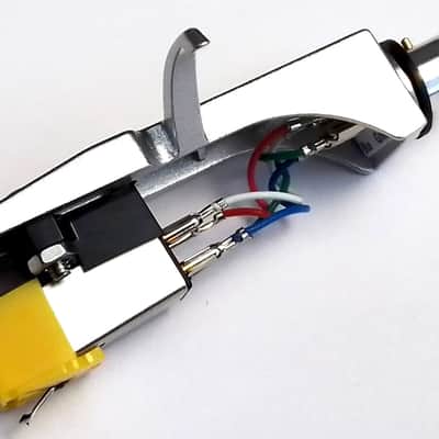 2 x Technics Headshell + Audio Technica AT3600L Cartridges & After Market Stylus For SL-1200 - SL-1210 MK2 - MK7 Vinyl Record Player DJ Turntables (Silver Finish) image 4