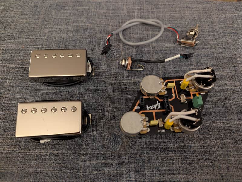 Gibson 490T&R set & Studio PCB controls 2017 / 2022 - Chrome image 1