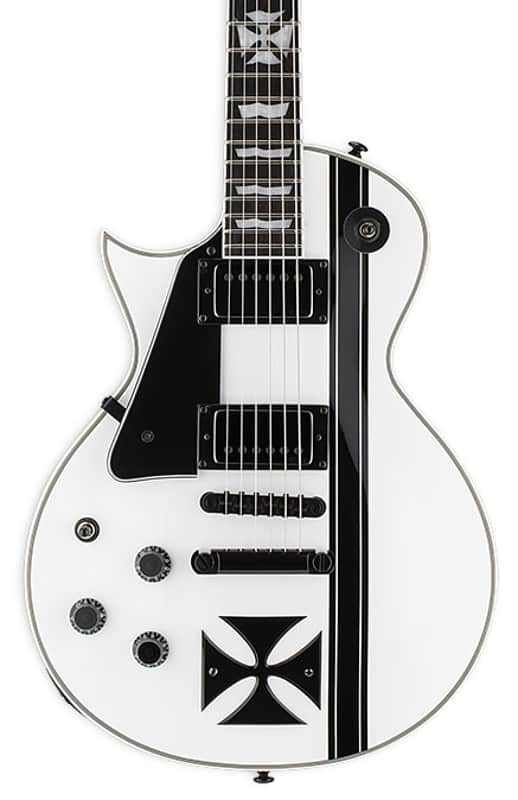 ESP LTD Iron Cross Electric Guitar. Left Handed Snow White image 1
