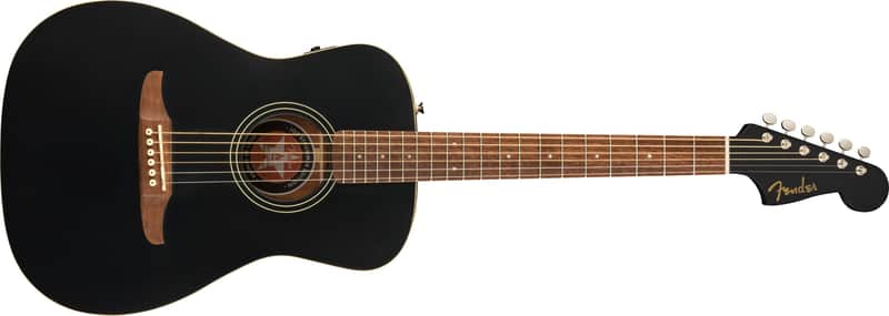 Mint Fender Joe Strummer Campfire Acoustic Electric Guitar, Walnut Fingerboard, Matte Black W/ bag image 1