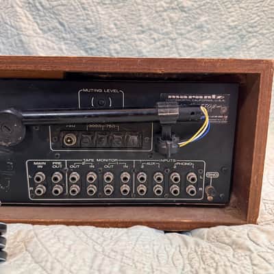 Marantz Model 2330B 130-Watt Stereo Solid-State Receiver 1977 - 1979 - Silver with Wood Case image 8