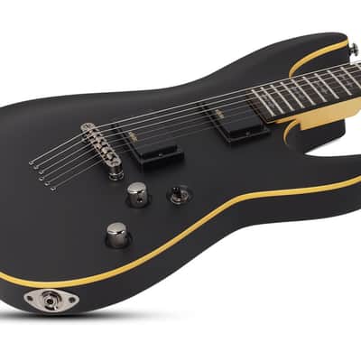 Schecter Demon-6 - Aged Black Satin (3660) image 4