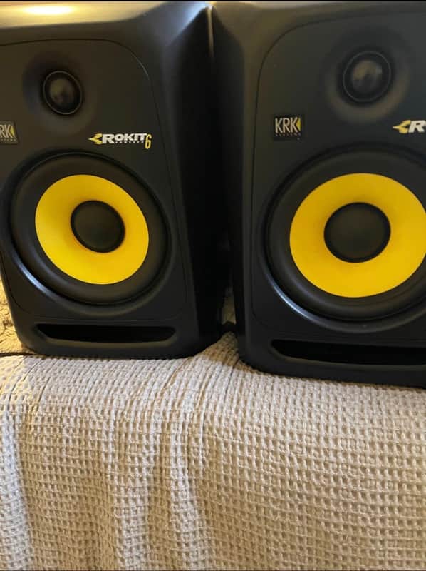 KRK RP-6 Rokit G3 2-way 6” Active Studio Monitors (Pair) image 1