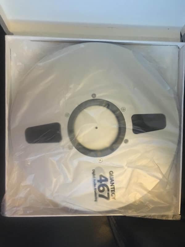 Quantegy 467 1/2" x 4800' reel to reel DASH mastering tape NOS image 1