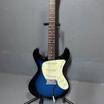 Danelectro Dano-Blaster Hearsay Electric Guitar, Blue, MIK (W/Case) (Used) image 1