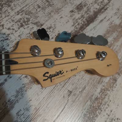 2000 Squier Affinity Precision Bass Sunburst 34" Scale Rosewood Fretboard Pro Set Up image 5
