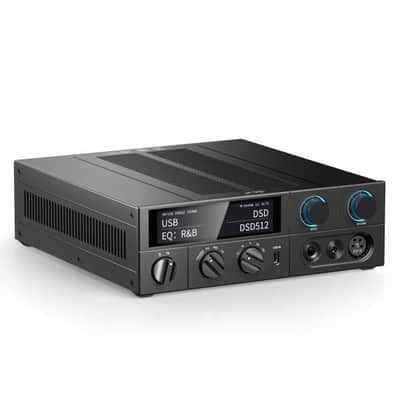FiiO K15 Full Balance HiFi DAC and Headphone amp AK4497Sx2,Bluetooth 5.1 LDAC, Discrete Class AB Amplifier,USB Support DSD512 & PCM768kHz. Coaxial/Optical/XLR4 with Remote Control (Black) image 4