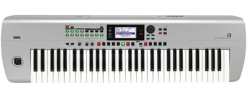 Korg i3 Music Workstation - Matte Silver image 1