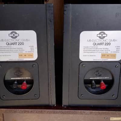 MB Quart 220 bookshelf speakers in good condition - 2000's image 5