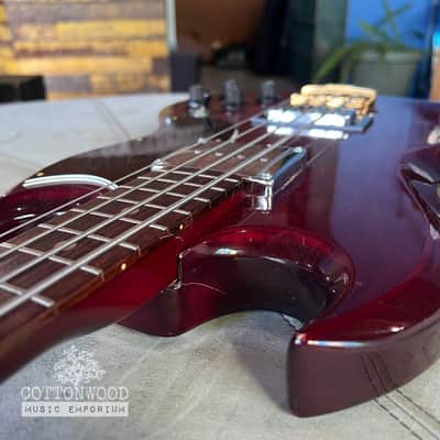 Vintage 1970s Greco EB420 Bass Guitar – Cherry Red (Made in Japan) image 24