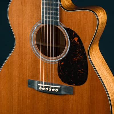 Martin M 0000 Cutaway Custom Premium Flamed Koa and Sinker Redwood NEW image 7