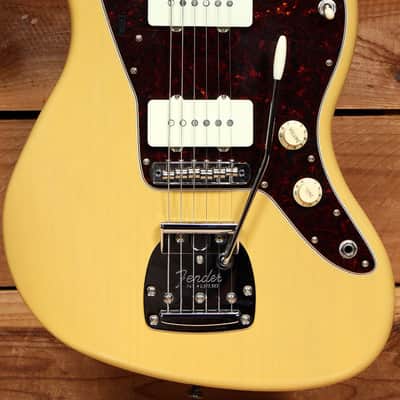 Fender Ltd 60th Anni Classic Jazzmaster Mustang Bridge Matched Head Blonde 42127 image 5