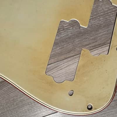 '72 thru '79 Fender Precision 73 vintage celluloid 70's pickguard USA RI image 2