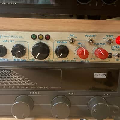Summit Audio 2BA-221 Mic and Line Module 2010s - Silver image 1
