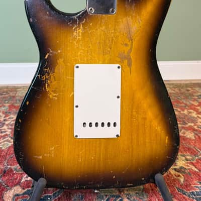 ORIGINAL 1957 Fender Stratocaster - Sunburst w/ OHSC Vintage - SEE VIDEO image 21